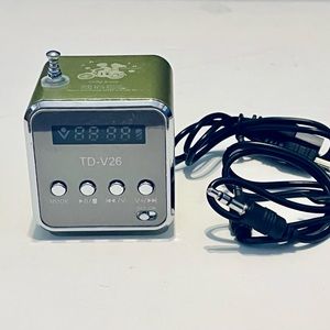Mini Speaker Music Player Portable FM Radio Stereo Speaker